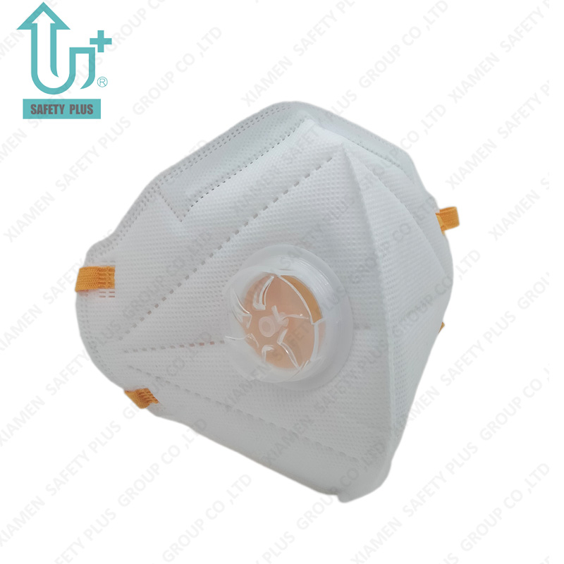 Maschera antipolvere DPI monouso FFP2 Nr D per protezione avanzata per adulti con maschera antipolvere per respiratore con valvola in PP saldata