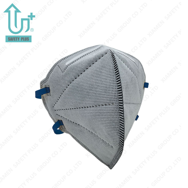 Vendita calda monouso En149 FFP1 Nr D Filtrazione protettiva pieghevole con maschera antipolvere per respiratore sicura al carbone attivo