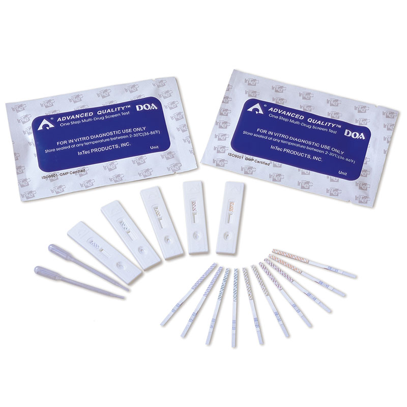 Scheda per test antidroga monofase Kit di strisce reattive per test antidroga rapido altamente sensibile sulle urine