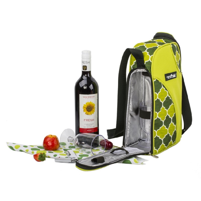 vendita calda bottiglia per 2 persone borsa regalo personalizzata per dispositivo di raffreddamento del vino eva per picnic