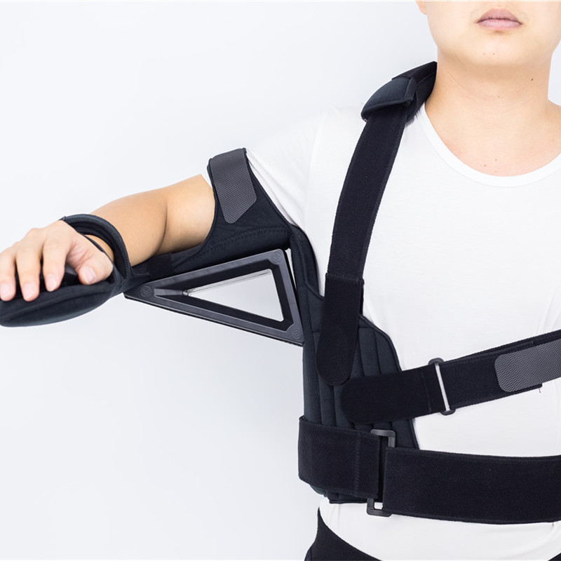 Sling braccio regolabile con cuscino per abduzione di spalla e cinturini di supporto a vita
