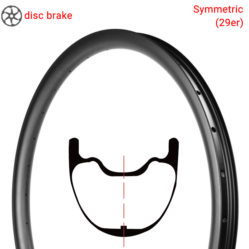 Cerchi in carbonio MTB per mountain bike 29er Symmetry