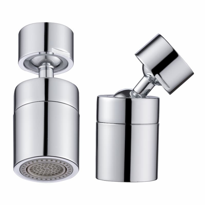 Aeratore girevole a doppia modalità a grande rotazione per rubinetto della cucina e rubinetto del bagno