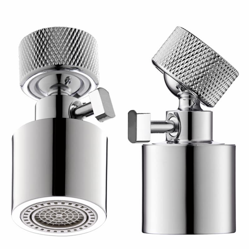 Aeratore per rubinetto a doppia modalità regolabile con portata corrispondente al rubinetto della cucina