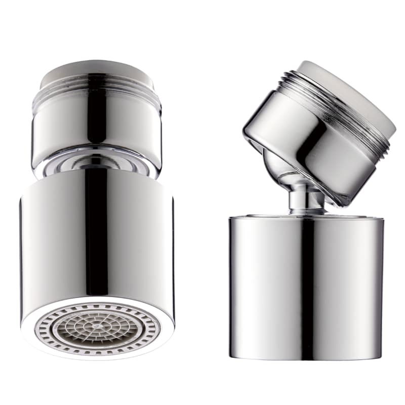 Accessorio per rubinetto da cucina regolabile con flusso di ampia gamma di rotazione