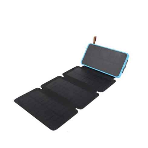Powerbank solare portatile pieghevole 20000mAh Caricabatterie impermeabile con bussola