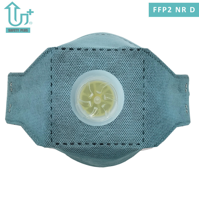 Naselli in PU FFP2 Nrd Filter Grade pieghevoli per adulti antiparticolato con respiratore protettivo a carbone attivo