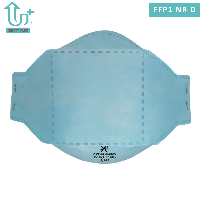 Vendite calde Tessuto non tessuto a 5 strati Maschera respiratoria antipolvere per dispositivi di protezione personale di qualità senior FFP1 Nrd Filtro
