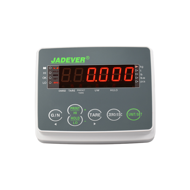 Indicatore di peso JADEVER JWI-3100 per bilancia da banco con display LED rosso