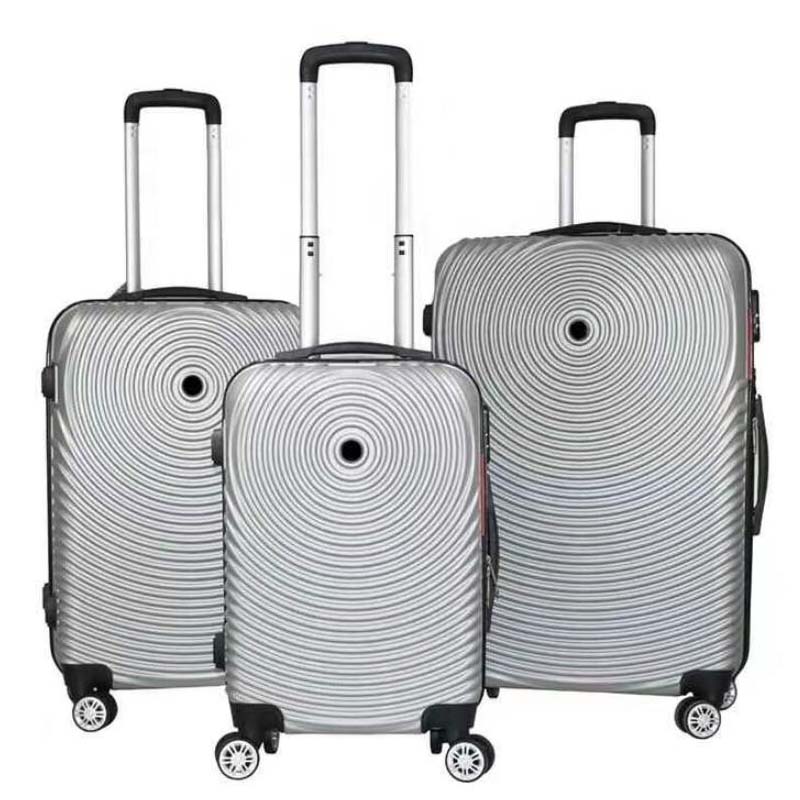 Borsa trolley da viaggio in ABS ARLOGOO Set di valigie da viaggio di alta qualità con design circolare alla moda