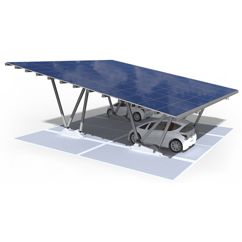 Montaggio per posto auto coperto solare impermeabile in alluminio all'ingrosso