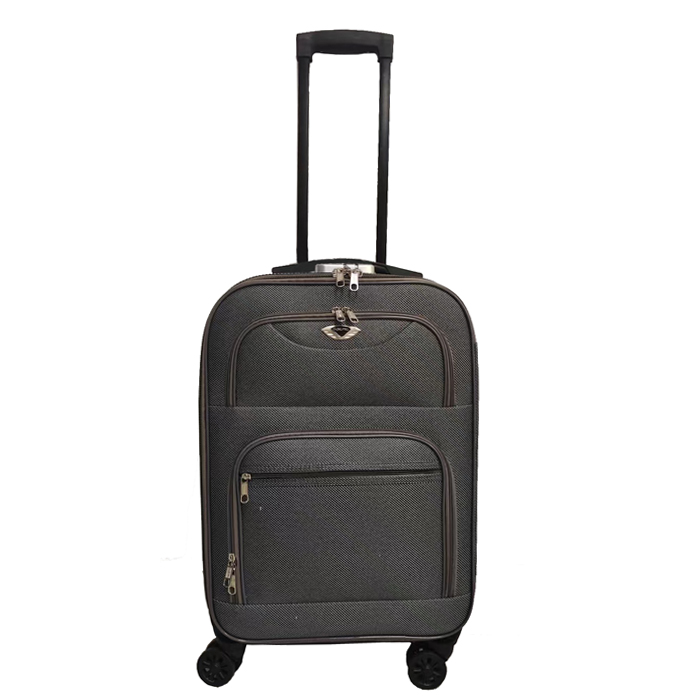 Set di valigie leggere espandibili con lato morbido per uomini e donne, bagagli SKD con 4 ruote girevoli