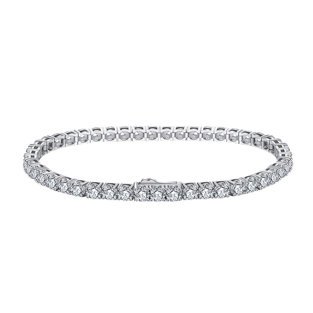 Bracciale tennis in argento sterling 925 all'ingrosso