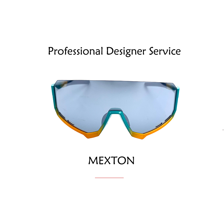 Occhiali da sole sportivi MST OEM logo personalizzato colorato rivestimento lenti fotocromatiche occhiali sportivi da esterno ciclismo vetro da sole
