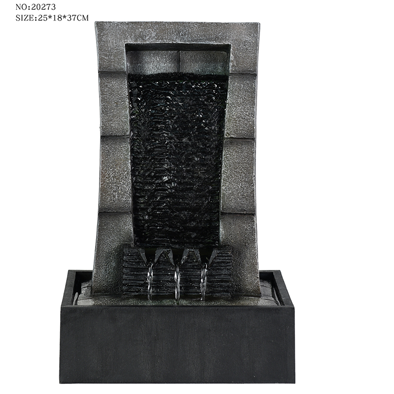 Varie fontane da tavolo in resina stile roccia per decorazioni domestiche in vendita
