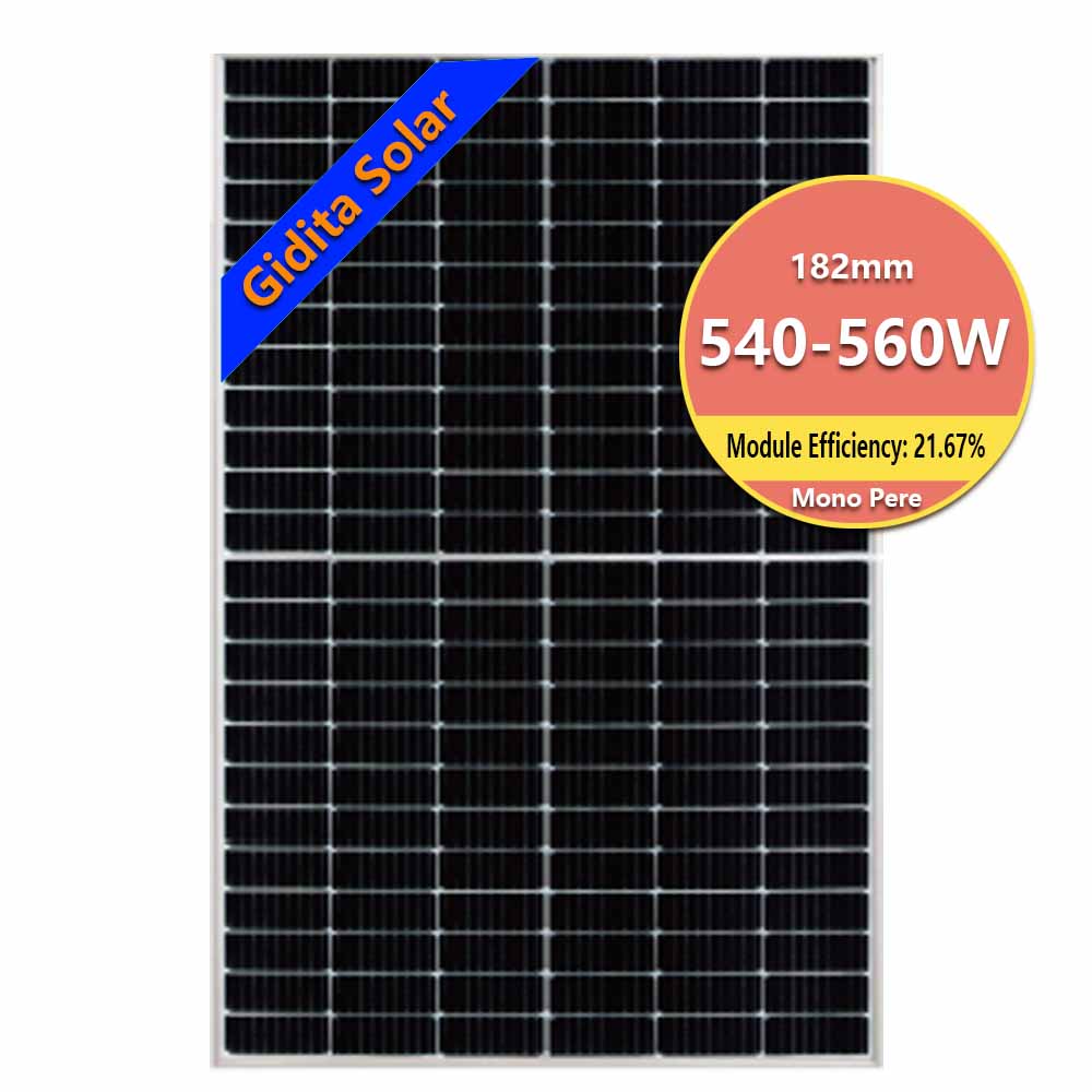 Pannello solare per esterni, Pannello solare monocristallino a mezza cella, Pannello solare 540W 545W 550W 560W