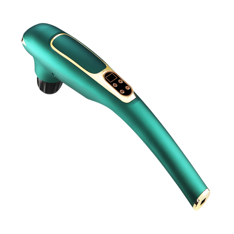 Cordless New Dolphin Testine multi-vibrazione per tutto il corpo Martello per massaggio portatile Display a LED con cavo USB