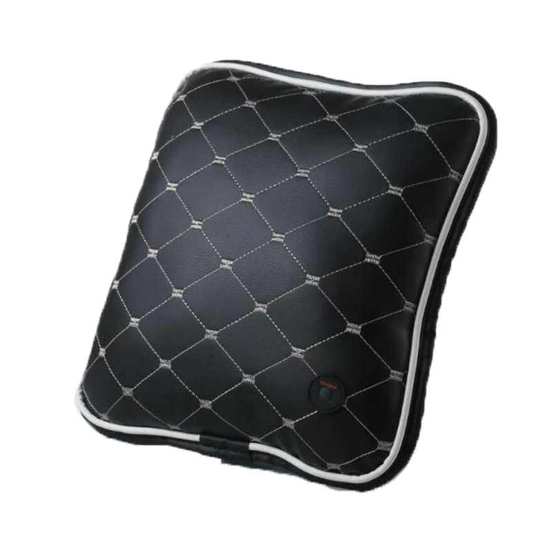 Cuscino massaggiante portatile per supporto lombare per auto Shiatsu con vibrazione ricaricabile senza fili con cavo USB