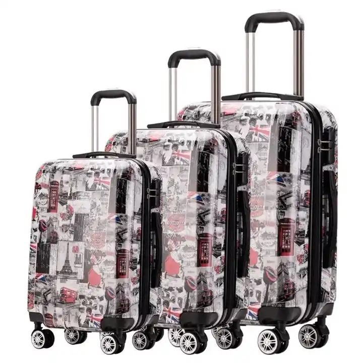 Valigia da viaggio per bagaglio a mano Valigia impermeabile in ABS + PC Trolley con guscio rigido