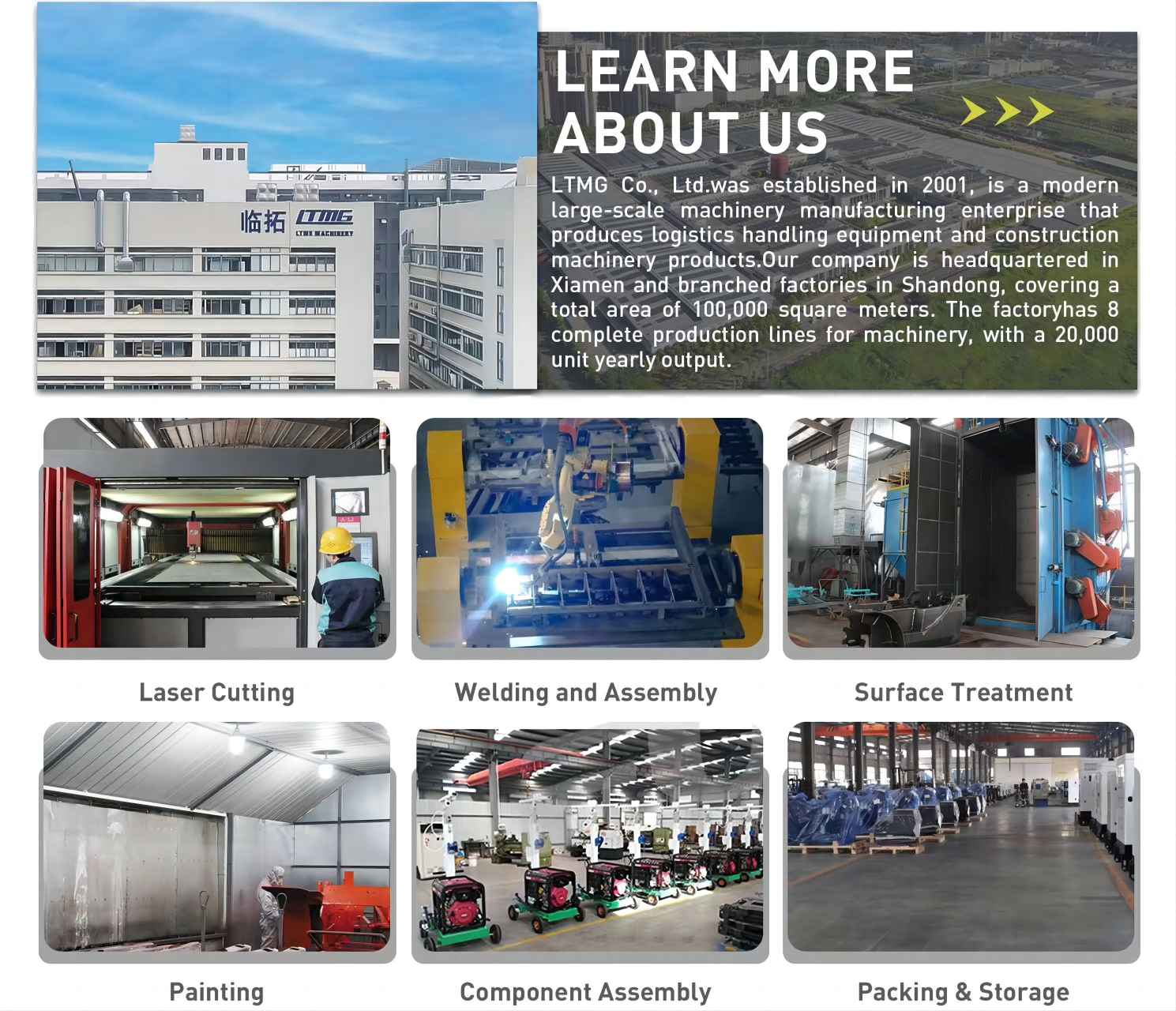 skid steer loader factory