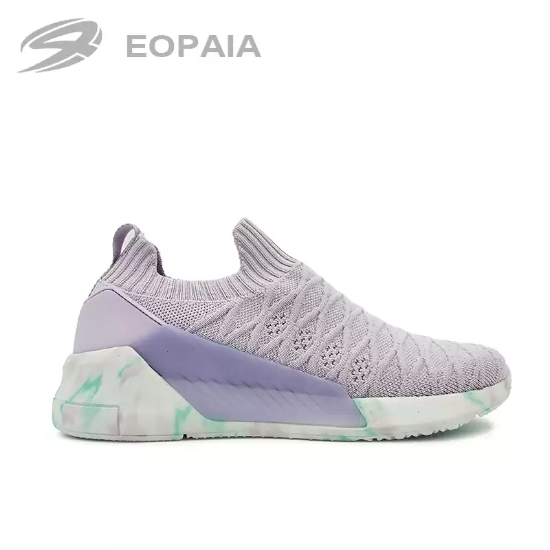 Flyknit Lilac Slip-On Sneakers Eopaia