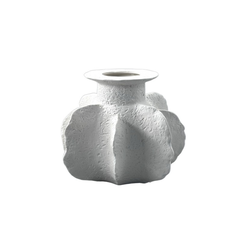 Vaso ceramico minimalista moderno per fiori soggiorno e arredamento dell'hotel
